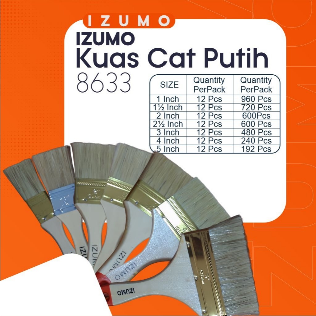 Kuas Cat Serbaguna Izumo 8633 Murah