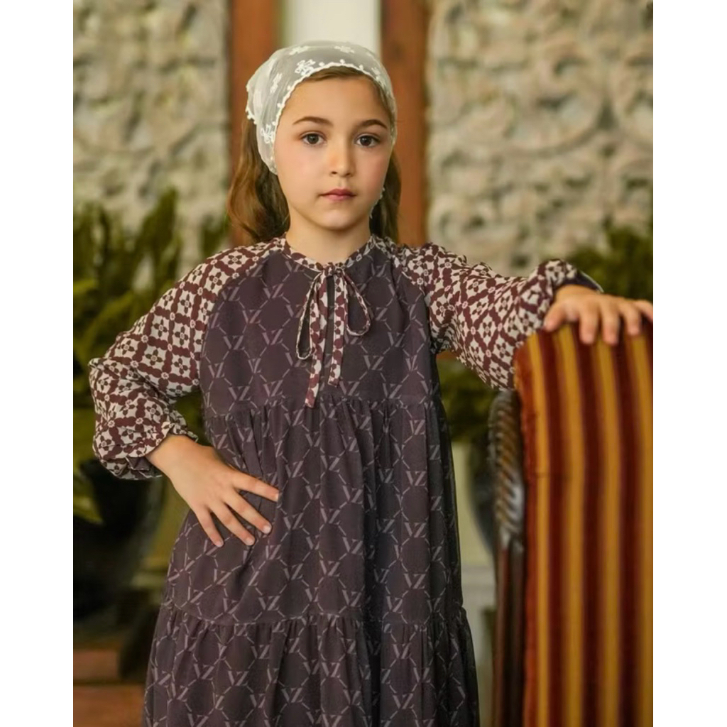 VZ Kids Monogram Lineage Little Dress ORIGINAL VIVI ZUBEDI