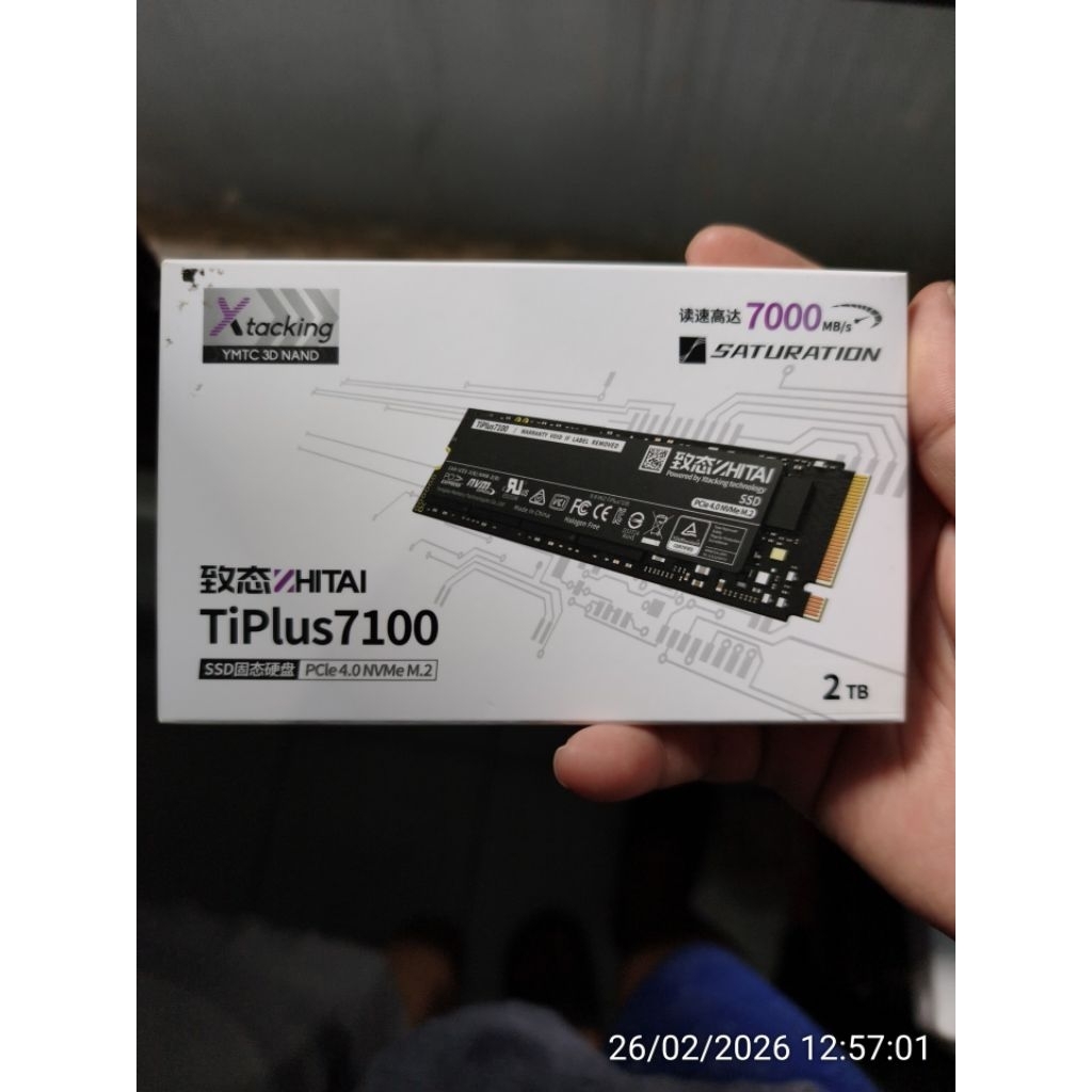 SSD 1TB 2TB NVME GEN4 Zhitai Tiplus 7100