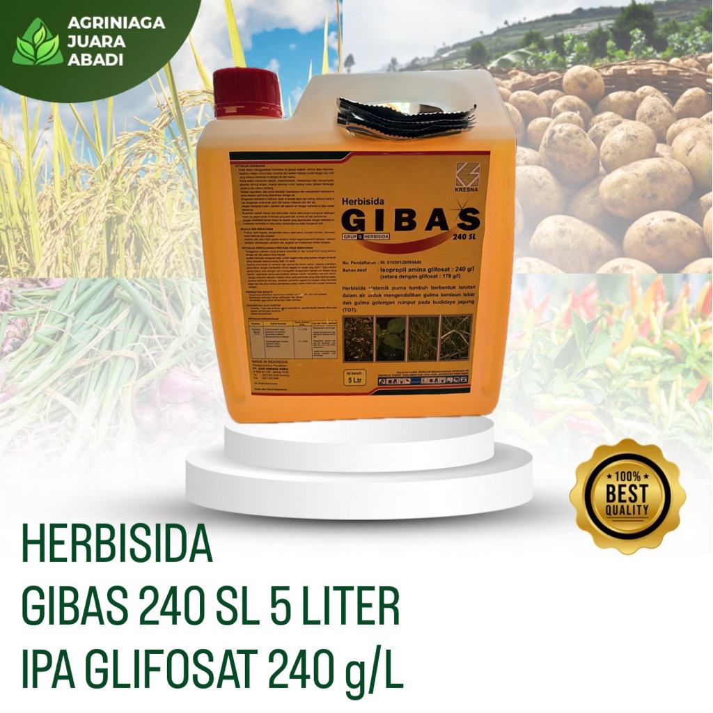 HERBISIDA GIBAS 240 SL 5 LITER
