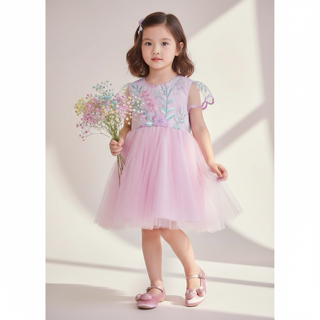 Dress tutu anak premium reyandruby (Pilih Variasi) - dress brokat anak bayi- dress anak putih