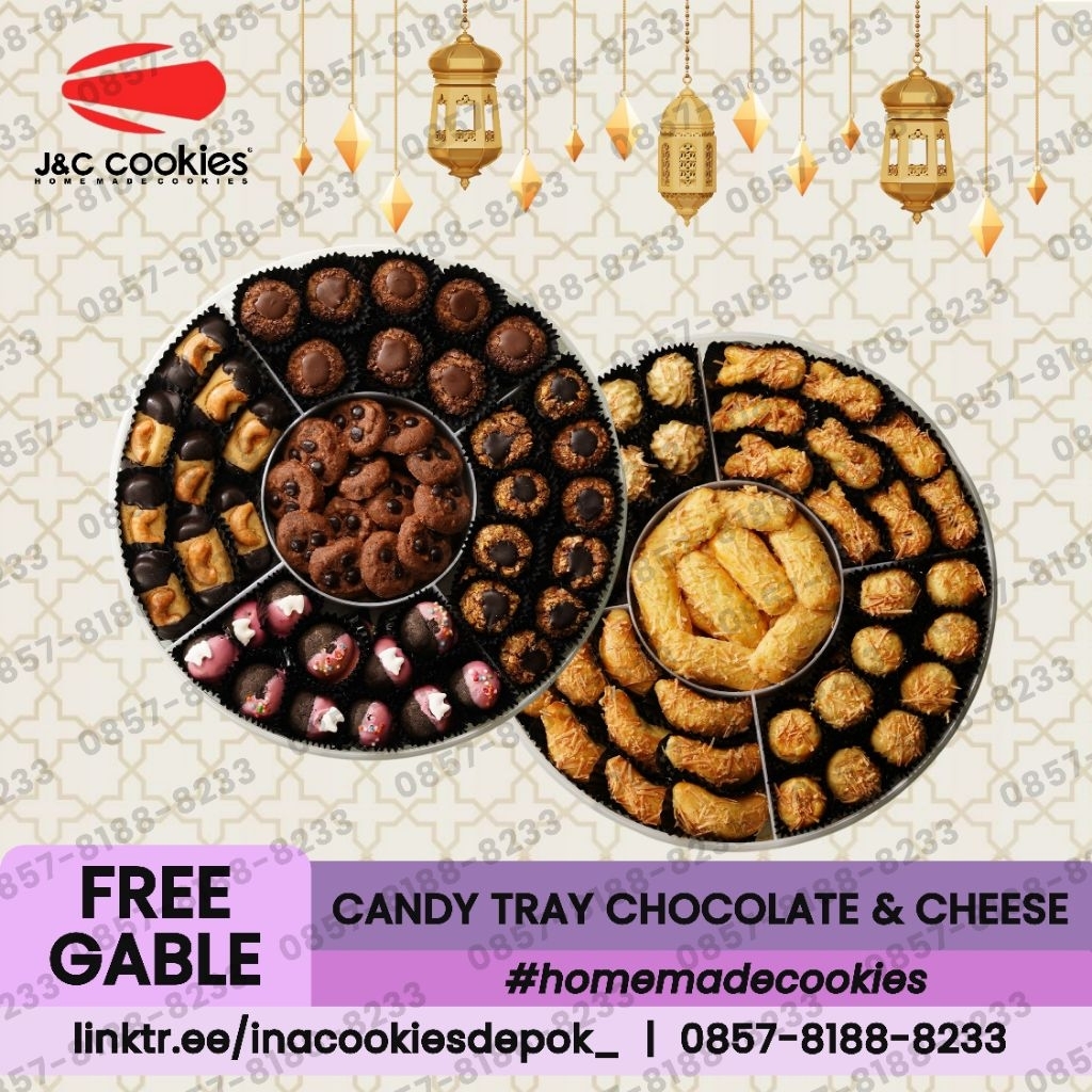 JNC Cookies Candy Tray Cheese & Chocolate