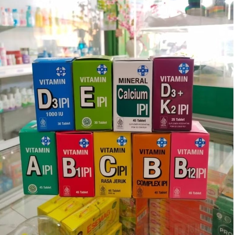 Vitamin IPI / Vitamin A / Vitamin B1 B Kompleks / Vitamin C / Vitamin D3 / Vitamin D3 K2 / Magnesium