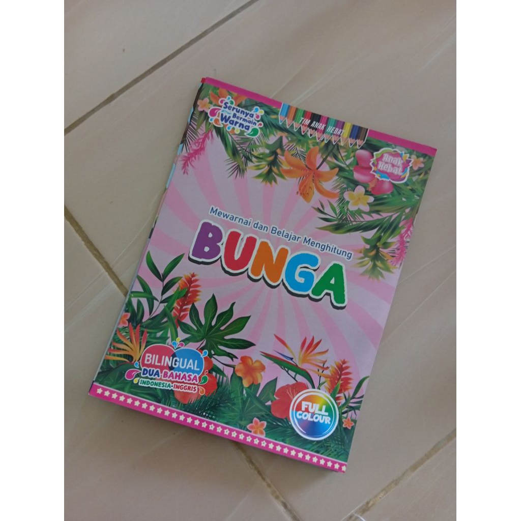 Buku Mewarnai Ukuran Besar Buku Anak Belajar Mewarnai