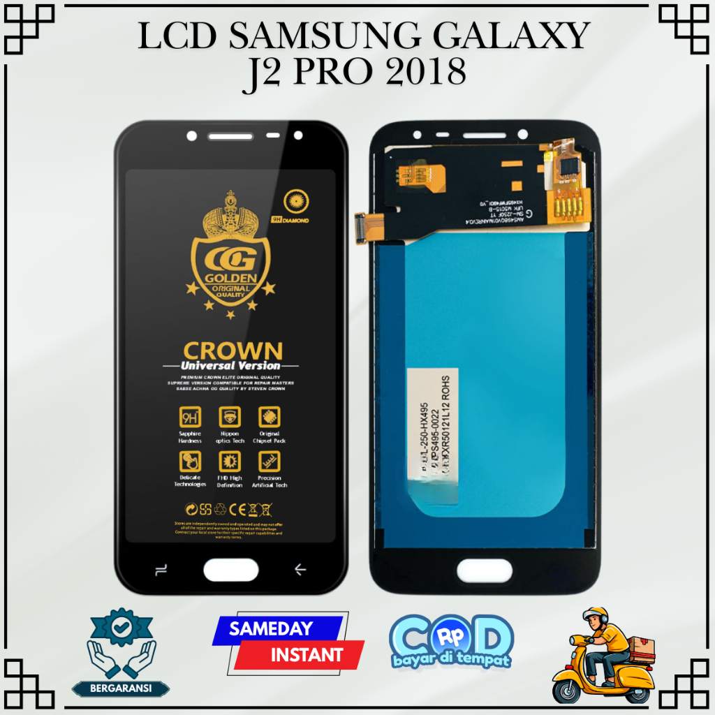 LCD SAMSUNG J2 PRO / (SAMSUNG GALAXY J2 PRO 2018) TOUCHSCREEN FULSET COMPLETE ORIGINAL