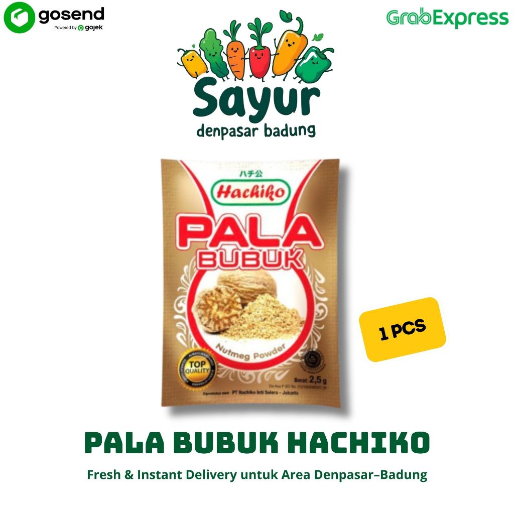 Pala Bubuk Hachiko 1pcs - Sayur Denpasar Badung