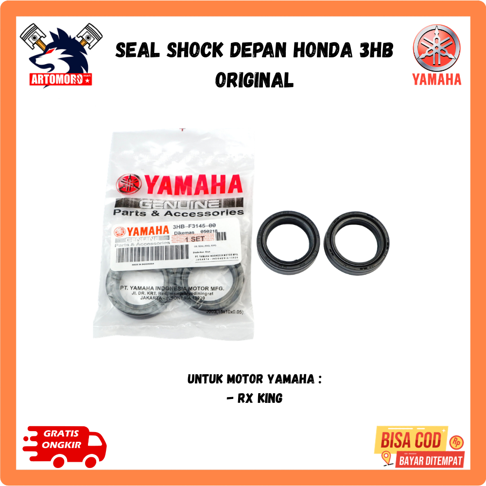 Ori seal shock depan rx king - sil sok rx king depan 3HB-F3145-00 original