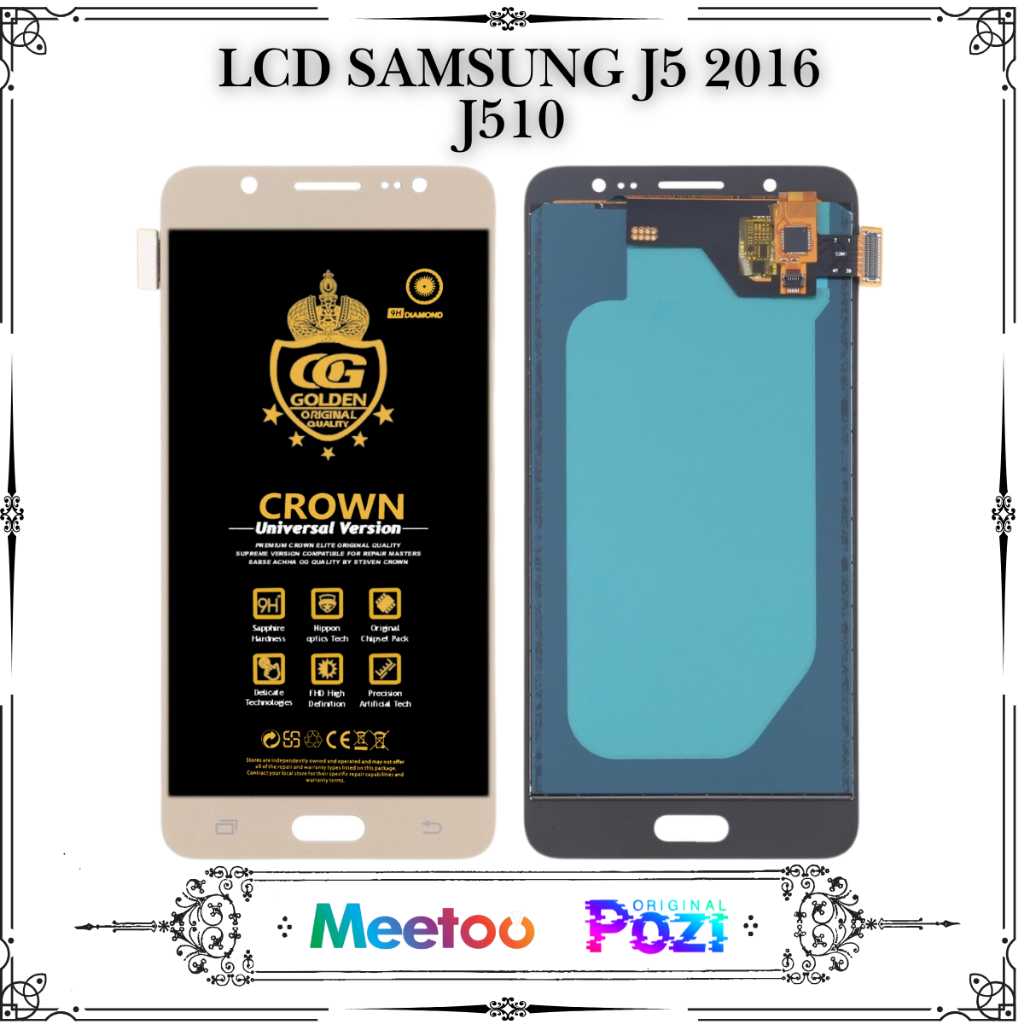 LCD SAMSUNG J5 2016 / (SAMSUNG GALAXY J5 2016) / J510 / TOUCHSCREEN FULLSET COMPLETE ORIGINAL