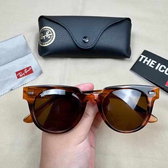Kacamata Rayban Wayfarer Meteor Brown Size 50 Original