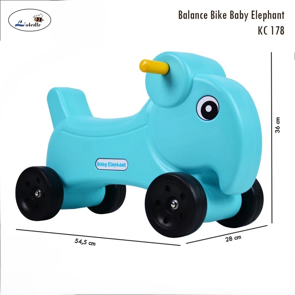 Sepeda Anak Balance Bike Labeille KC Keseimbangan Bayi Roda 3