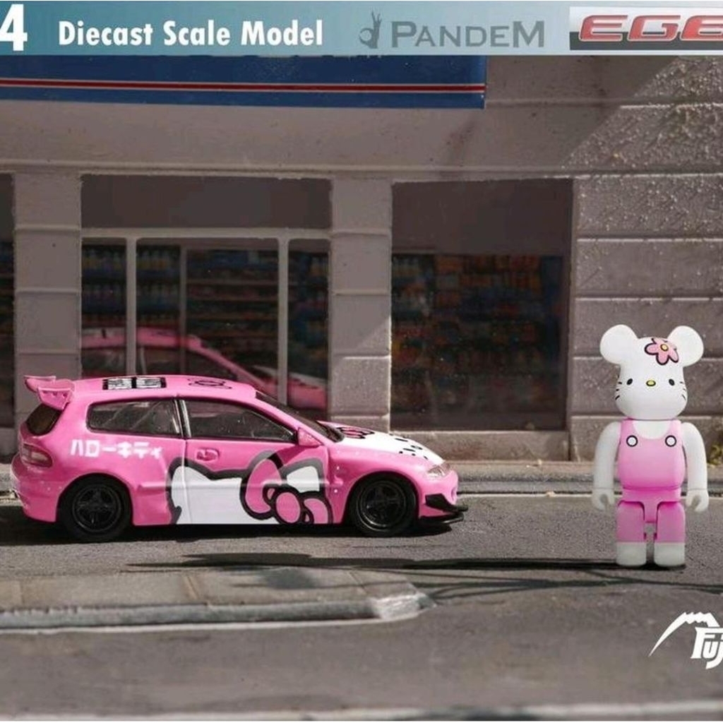 FUJI PANDEM CIVIC EG6 KITTY WITH FIGURE