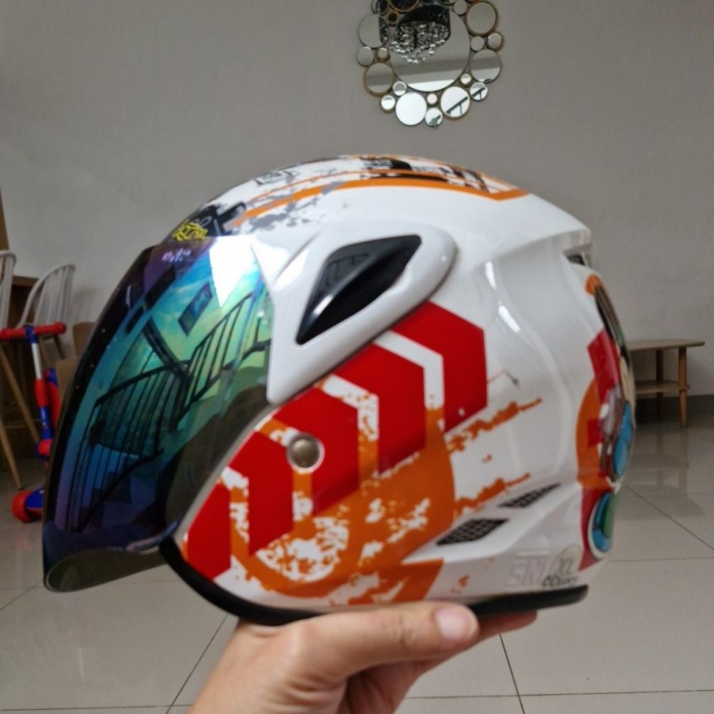 Helm Anak GM Original XL umur 3-6 Tahun an Preloved ( Bekas )