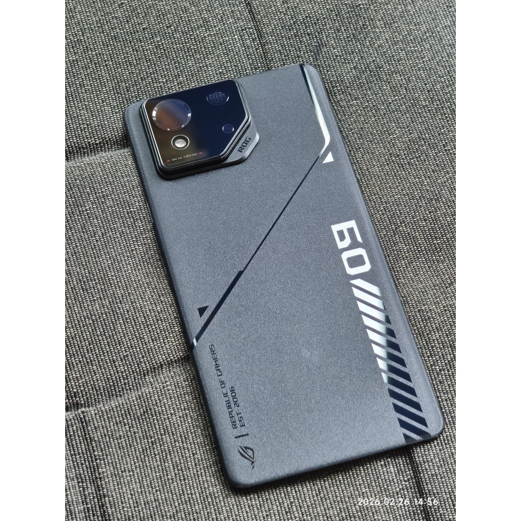 BACKDOOR HITAM ROG PHONE 9FE  COVER ROG 9FE PENUTUP BATTERY ROG 9FE ORIGINAL LIKE NEW