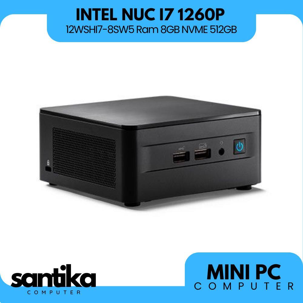 MINI PC INTEL NUC I7 1260P 12WSHI7-8SW5 RAM 8GB NVME 512GB WINDOWS 11 - ASUS NUC GEN 12