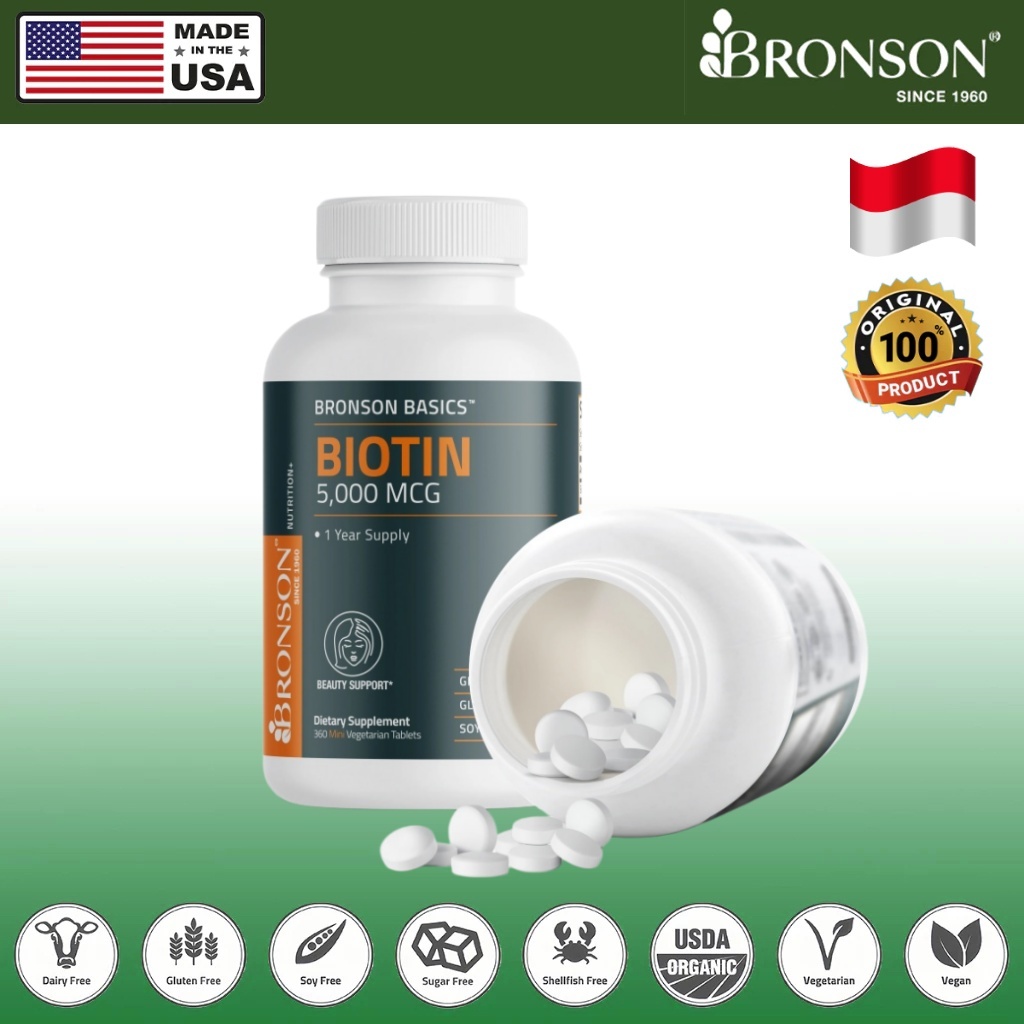 Bronson BASICS Biotin 5000MCG / 10000MCG