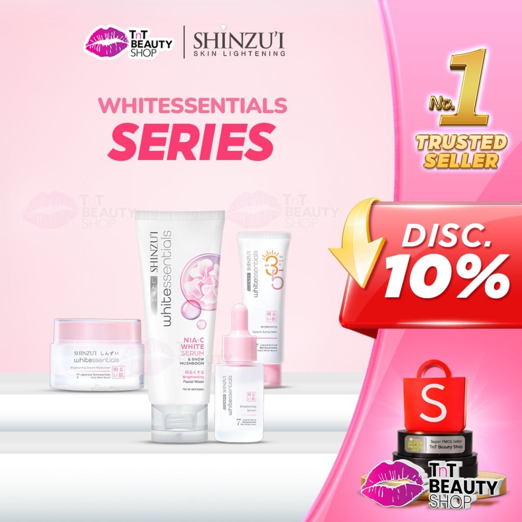 Shinzui Whitessentials Brightening Series Serum Moisturizer Sunscreen | TnT Beauty Shop