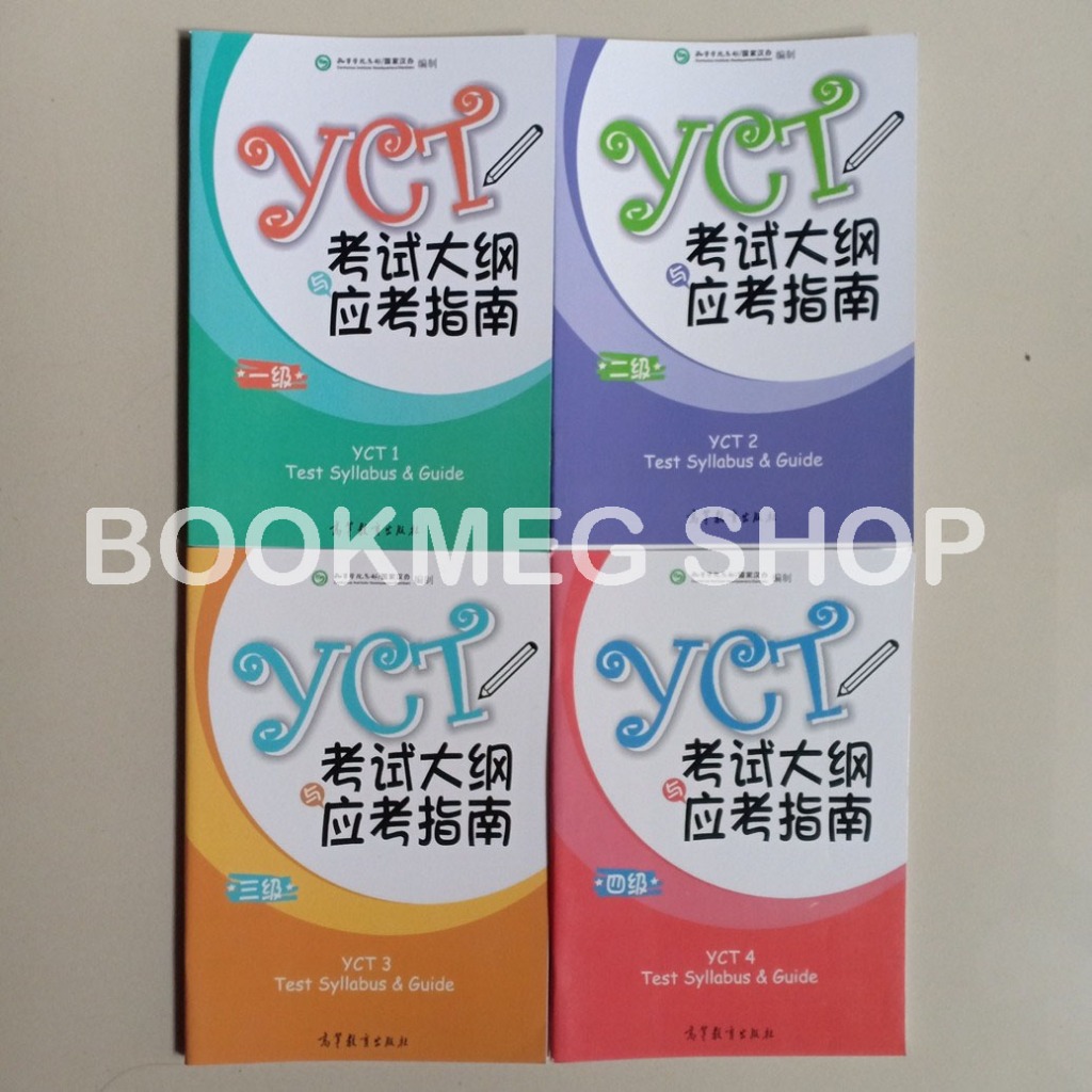 BUKU PANDUAN PERSIAPAN YCT TEST SYLLABUS & GUIDE 1/2/3/4