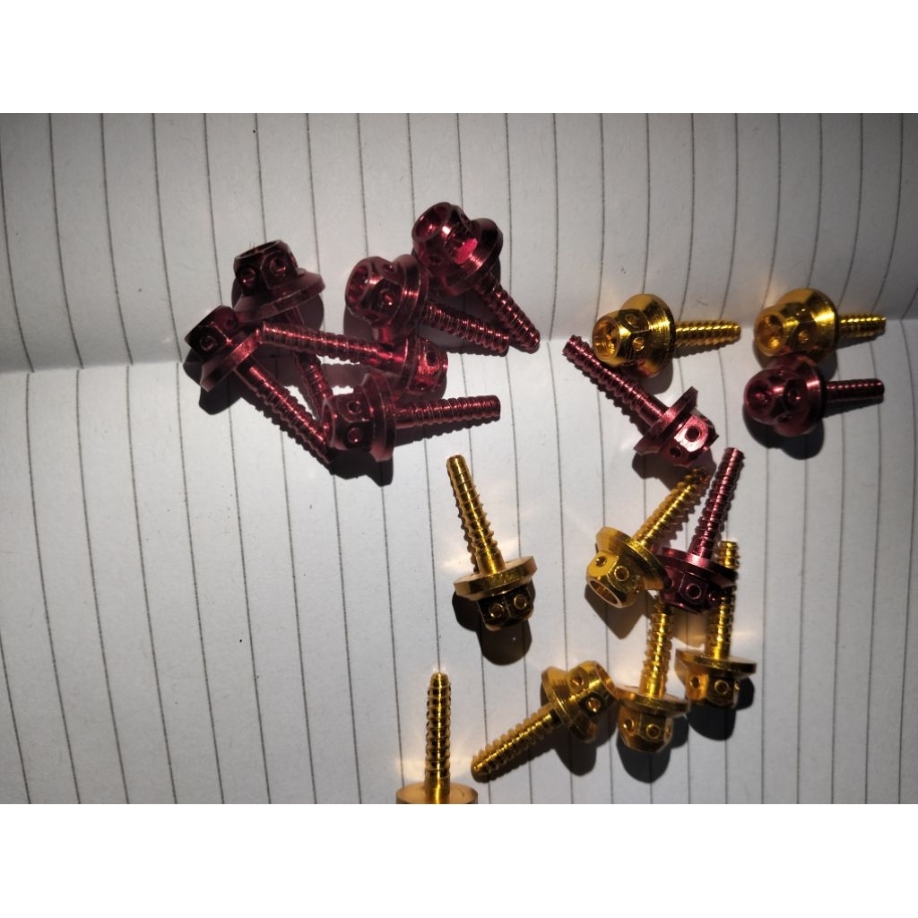 BAUT BODY PROBOLT HONDA CNC BAUT BODY HONDA BAUT PROBOLT FLOWER BODY 2 KUNCI HENG BAUT CACING PROBOL