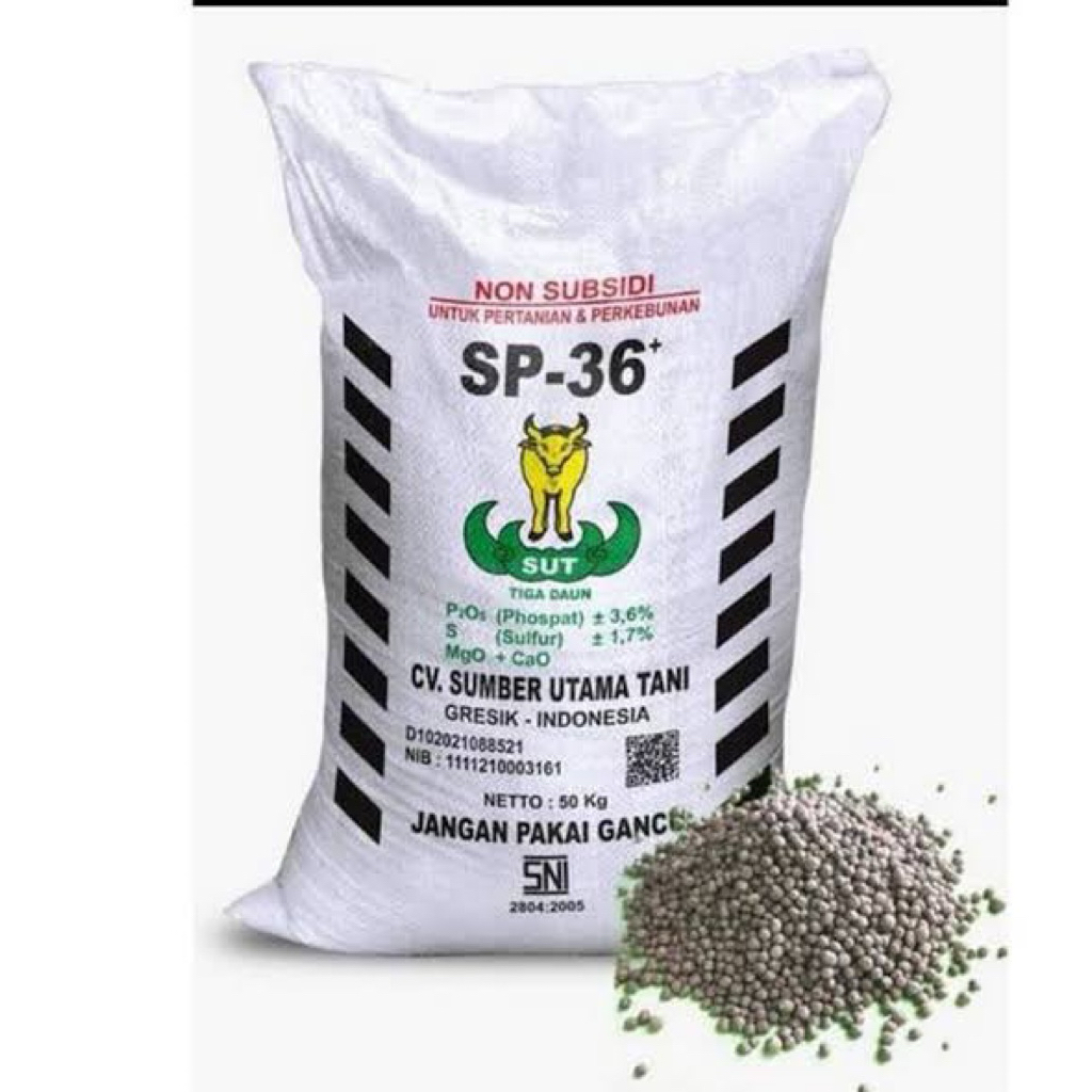 Pupuk TSP 50 Kg, Pupuk Super Fosfat SP 36, Pupuk TS Kemasan Repack