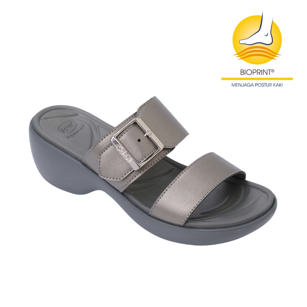 Scholl Grace Grey 405 Sandal Wanita
