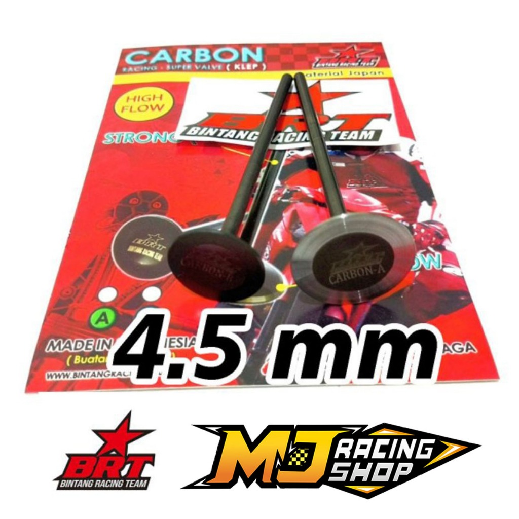 KLEP VALVE BRT CARBON AA / AB / BB Batang 4.5mm 19 20 21 22 23 24 25 26 27 28 29 30 31 32 33 34 UNTU