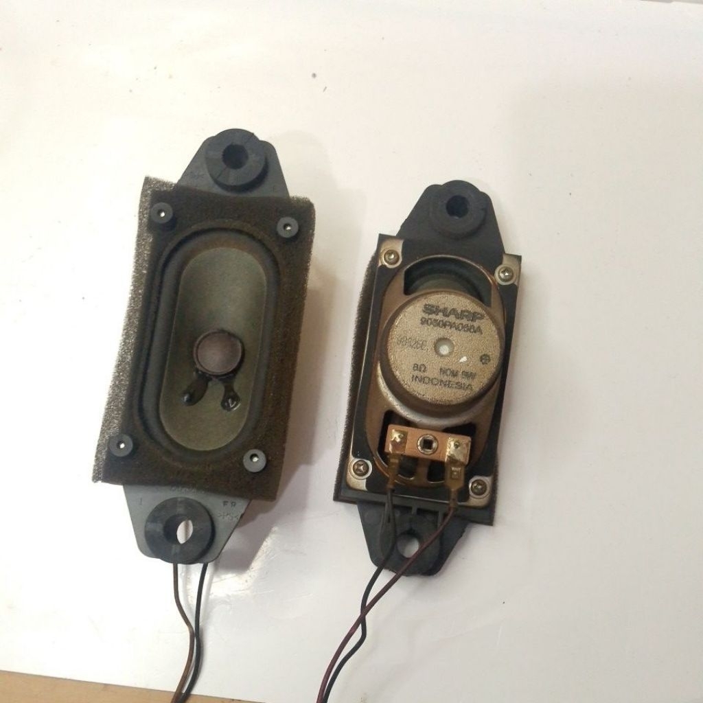 SPEAKER BEKAS COPOTAN TV SHARP ALEXANDER LCD MODEL LC-22L10M-GY