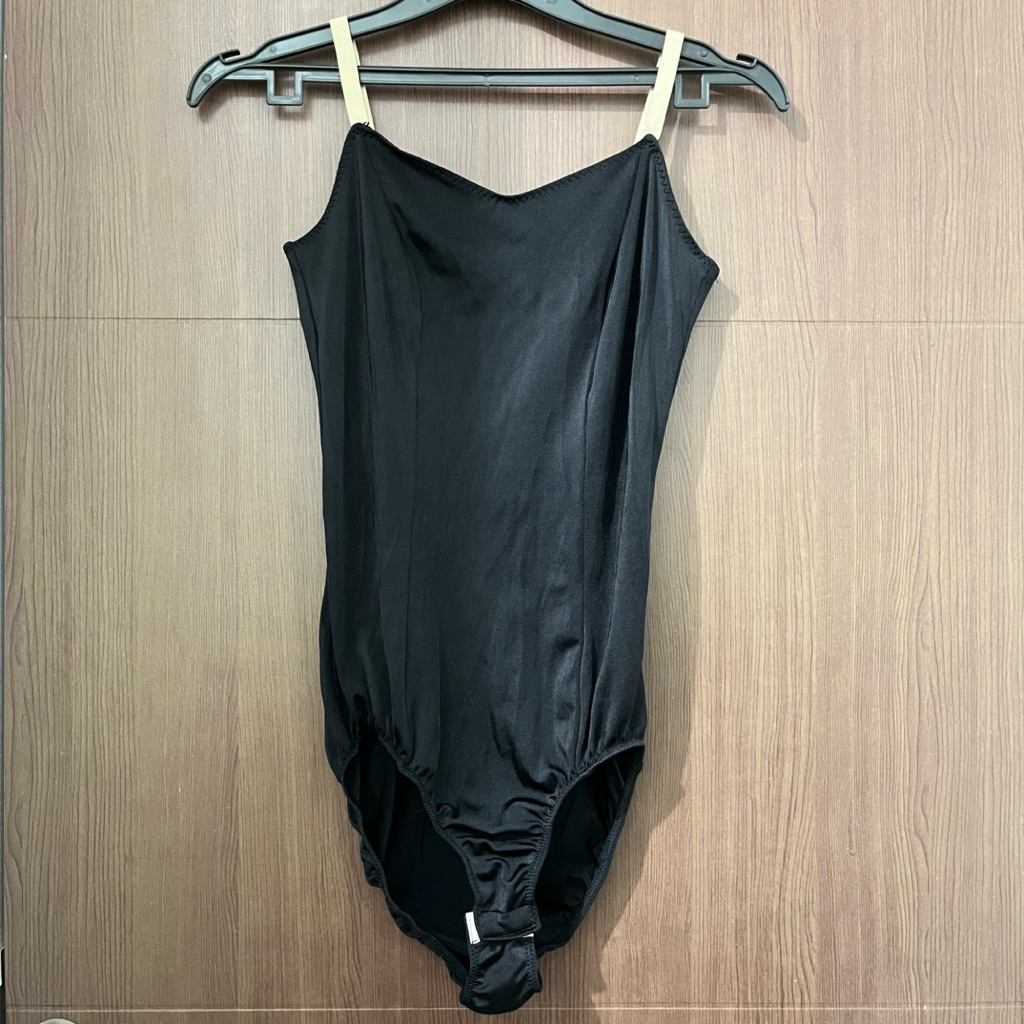 Ballet Leotard Black Sekine Baju Balet Gymnastic Preloved