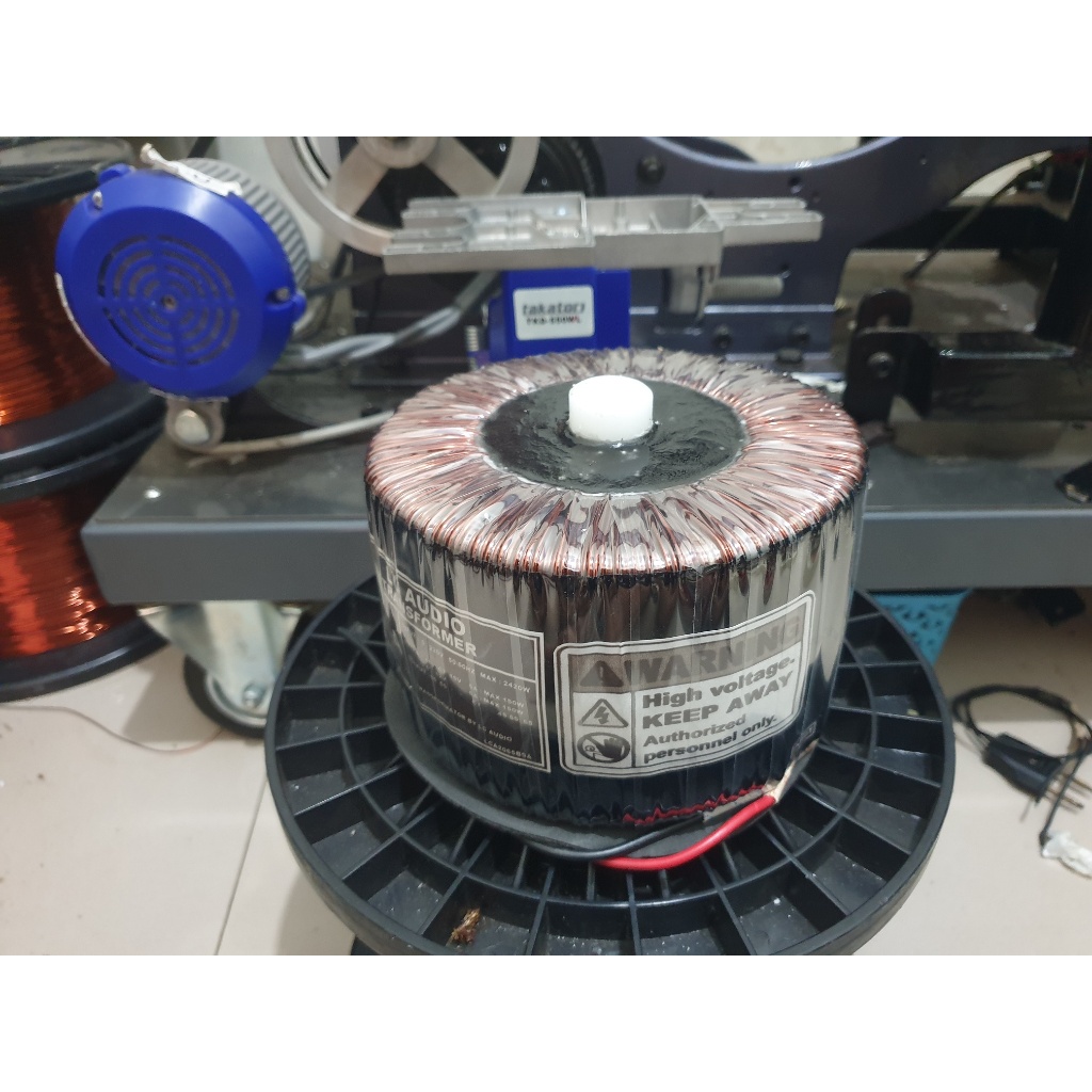 Trafo toroid  donat15A dobel ct 55v