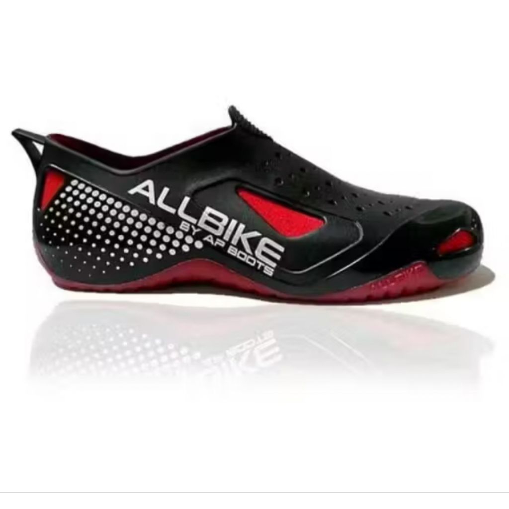Ap Boots All Bike Merah Sepatu Allbike  Bersepeda/Mancing Original Anti sli/Anti Licin