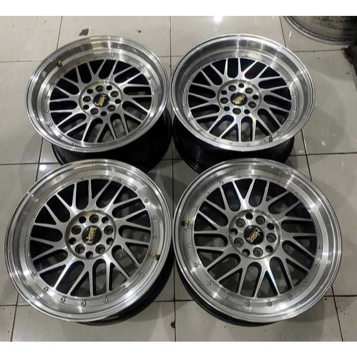 Velg Mobil Bekas PADDOCK(HSR) R17 X7,5/9 10X100/114,3 ET42/38 S/P Buat New Avanza  Altis inova Voxy