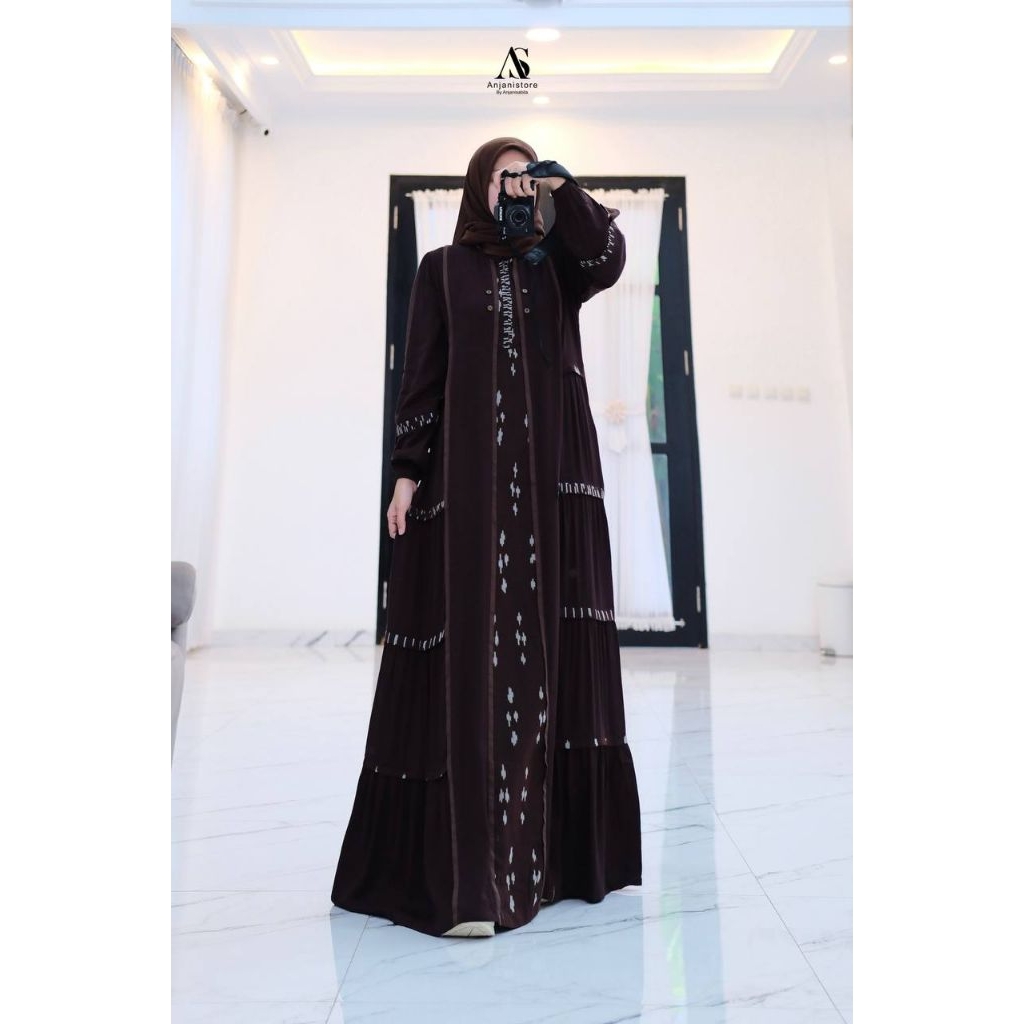 Gamis/Dress twill premium by ANJANI STORE TERBARU