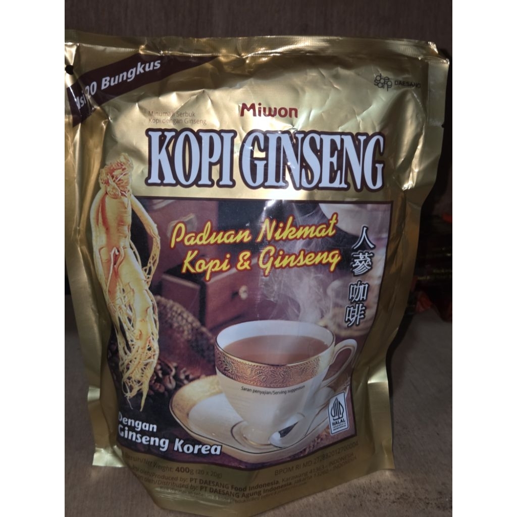 Kopi Ginseng Miwon 400 gram