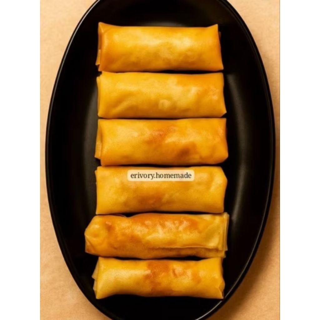 (KHUSUS PULAU JAWA) Lumpia Mini Isi Ayam Suwir Pedas - 5Pcs