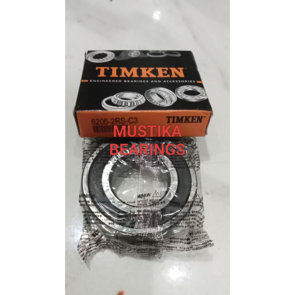 BEARING LAHAR 6206 2RS / 6206 2RS C3 / 6206 2RS C4 TIMKEN