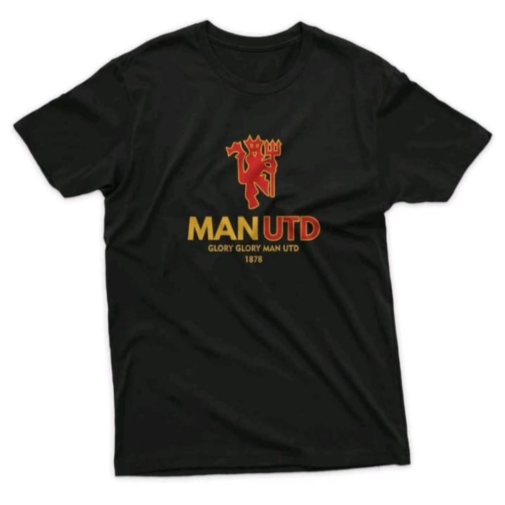 Kaos GLORY GLORY MANCHESTER UNITED Kaos T shirt Distro Unisex