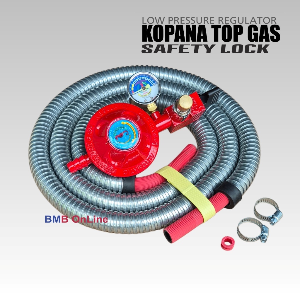 Paket Regulator Kompor Gas LPG SNI Kopana Pertamina TOPGAS Premium