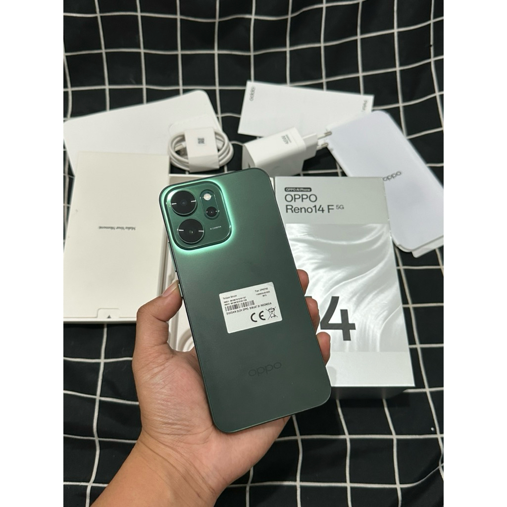 oppo reno 14f 5g 12/256 Second fullset