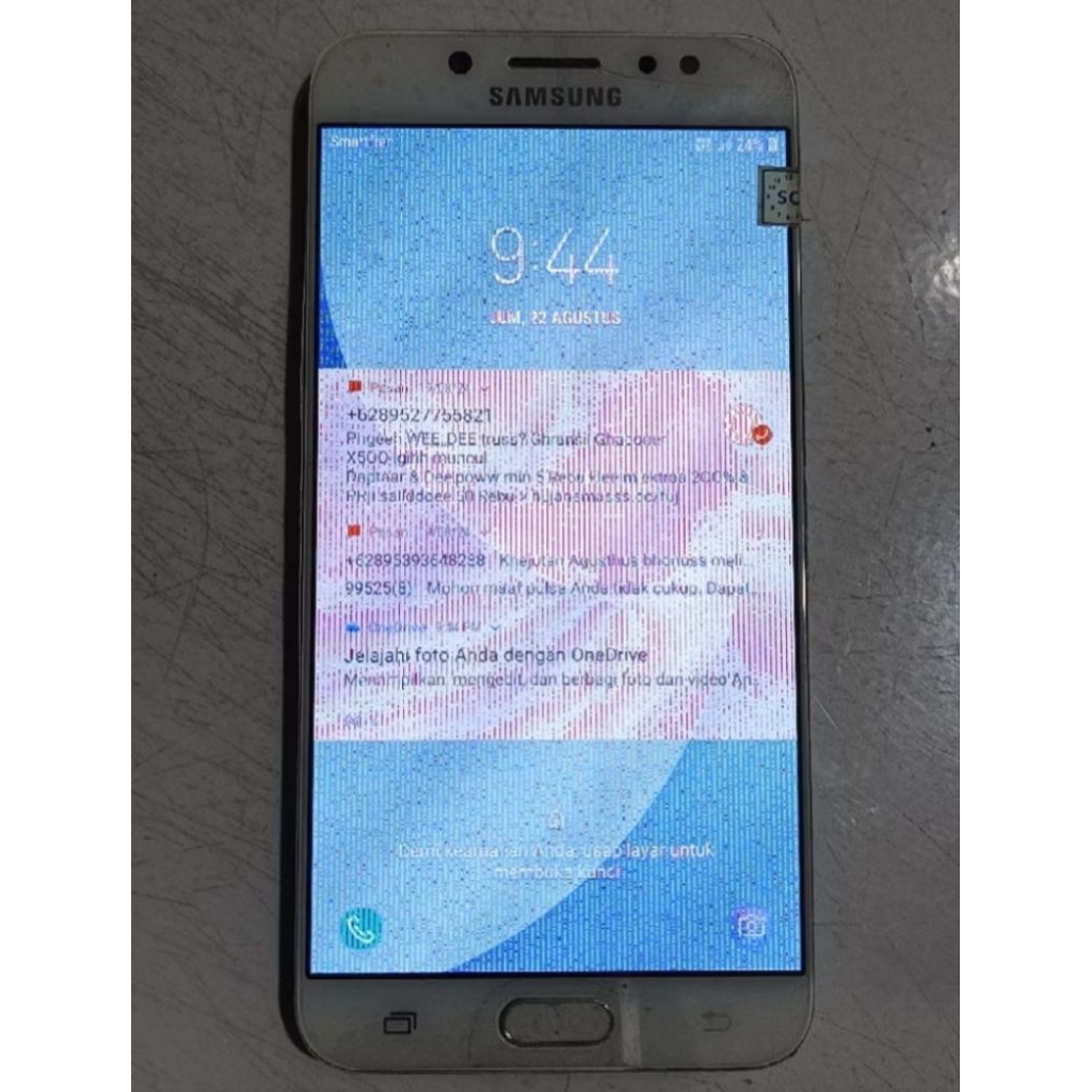 mesin normal SAMSUNG J7 Plus (RAM 4/32) - bonus unit
