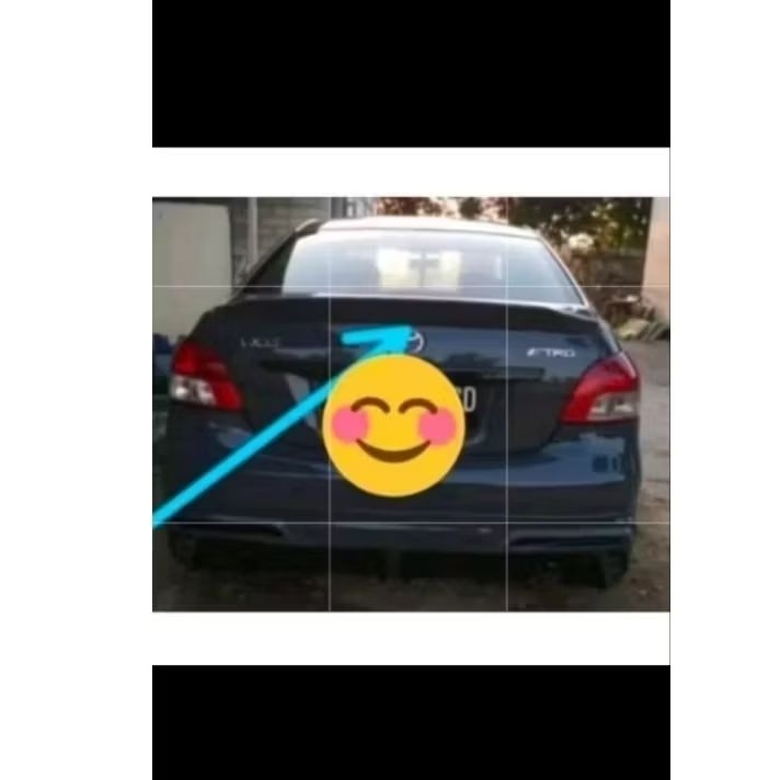 Spoiler ducktail vios gen 2 vios gen 3