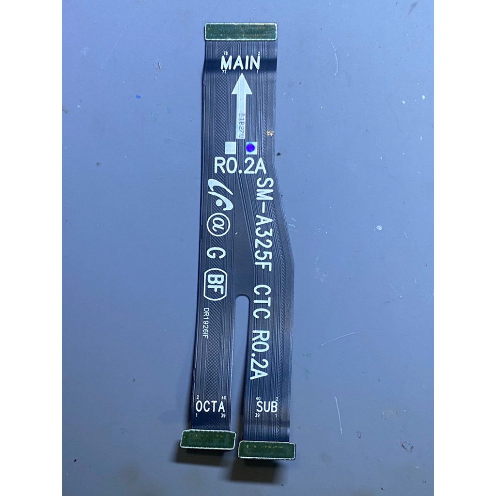 Flexibel Mesin & LCD Samsung A22 4G (A225F) Ori Copotan Normal