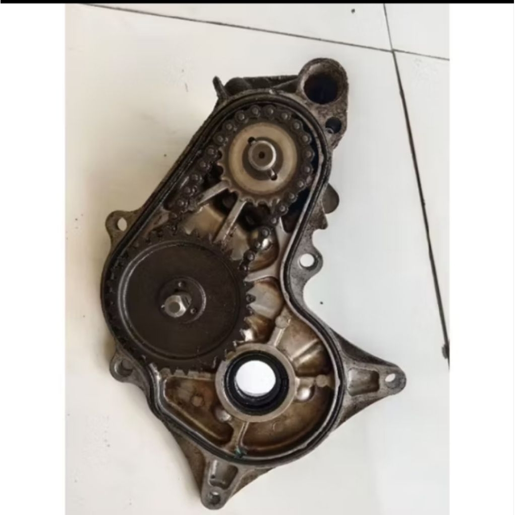 bak+ pompa oli 1,set Vario 110 karbu seken ORI copotan