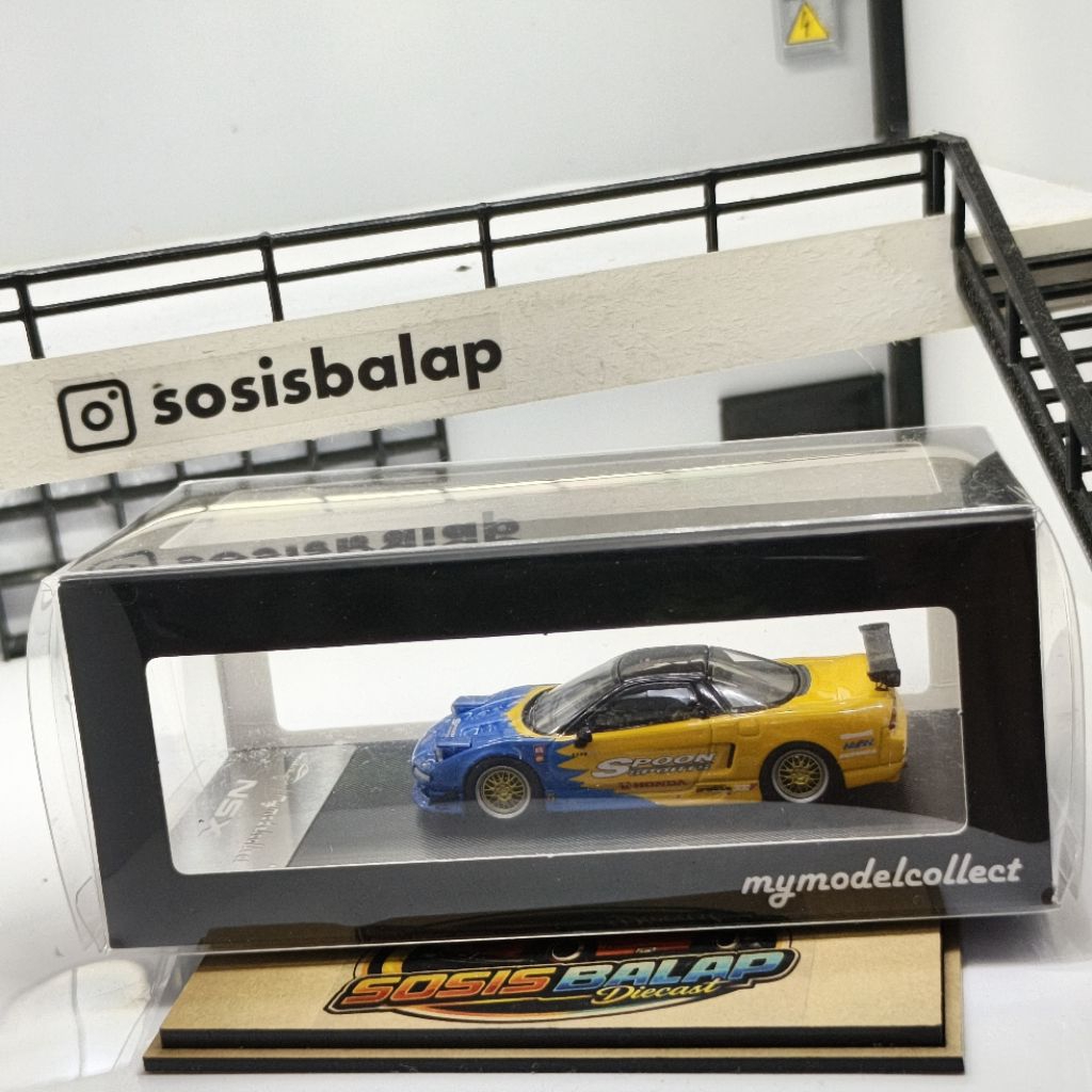 MY MODEL COLLECT HONDA NSX NA1 SPOON EDITION (BBS GOLD WHEELS)
