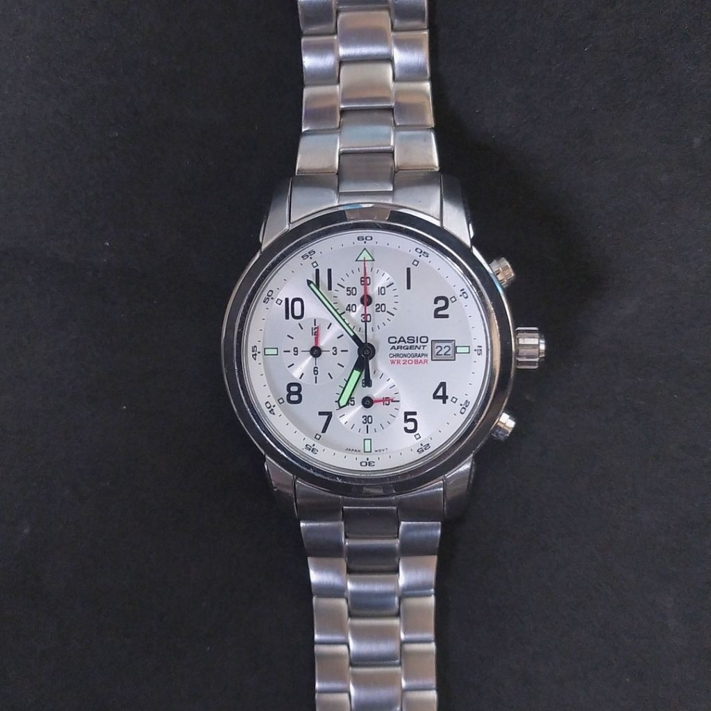 Jam Tangan Pria | CASIO ARGENT ARG - 501 CHRONOGRAPH