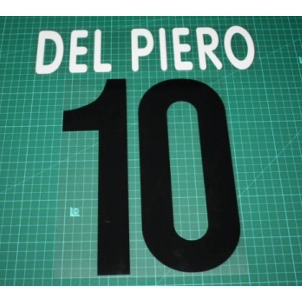 NAMSET VELVET FLOCK BLUDRU JUVENTUS 2001/2003 || DELPIERO