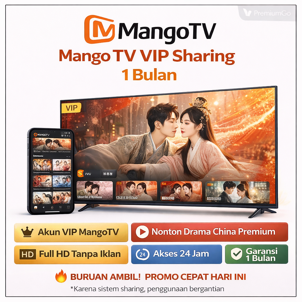 [24/7] MangoTV Premium 1 Bulan Sharing | Akun VIP Nonton Film & Variety Show | Garansi 1 Bulan
