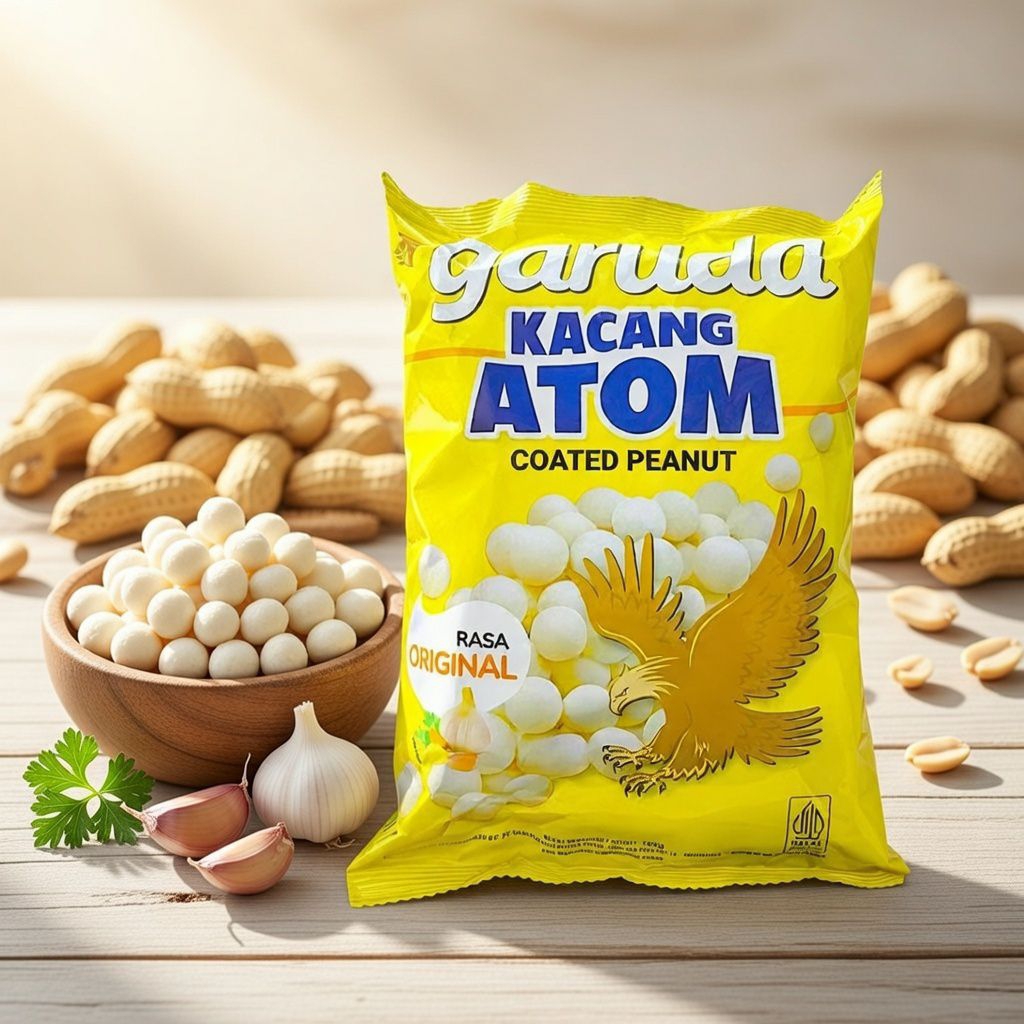 Nyimas_Case Garuda Sukro Original 100G - Kacang Atom Legendaris Renyah Gurih Teman Setia Snack Time