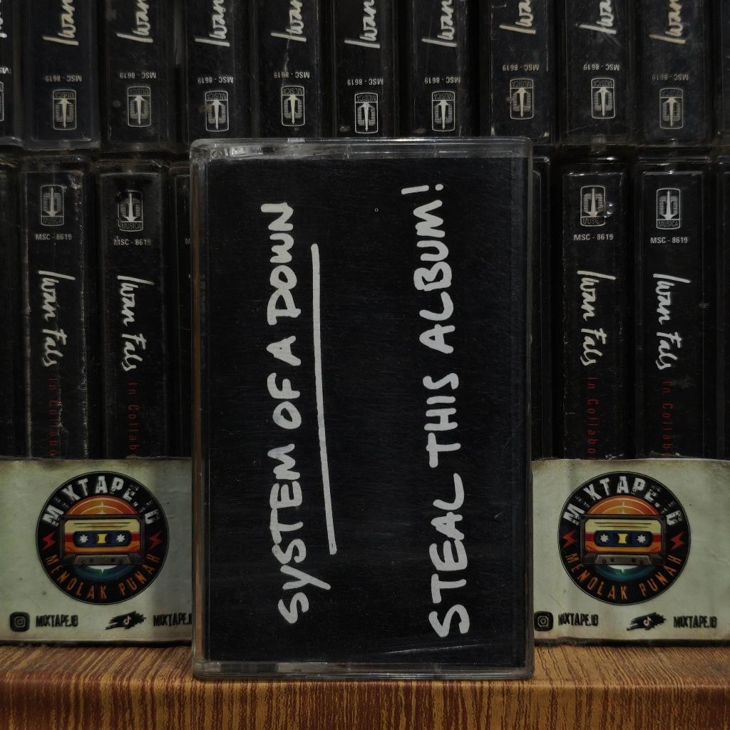 Kaset - System Of A Down - Steal This Album - Kaset Pita - Radio Tape - Radio - Pemutar Kaset - Retr