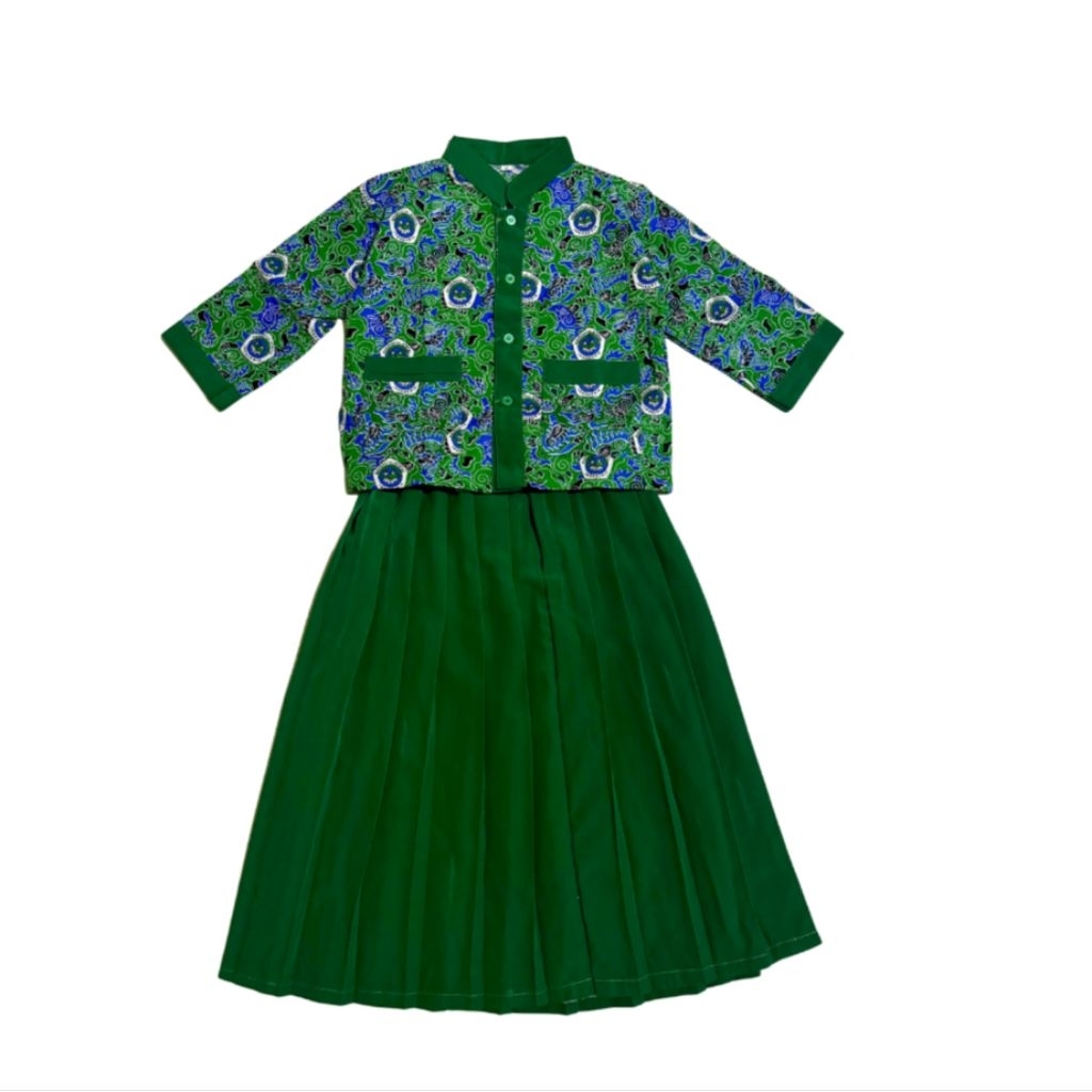 SERAGAM BATIK IGRA/TK/RA NASIONAL (setelan baju+rok model taqwa)