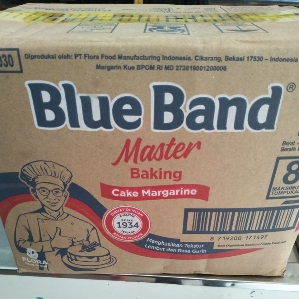 Mentega blue band master cake 15kg