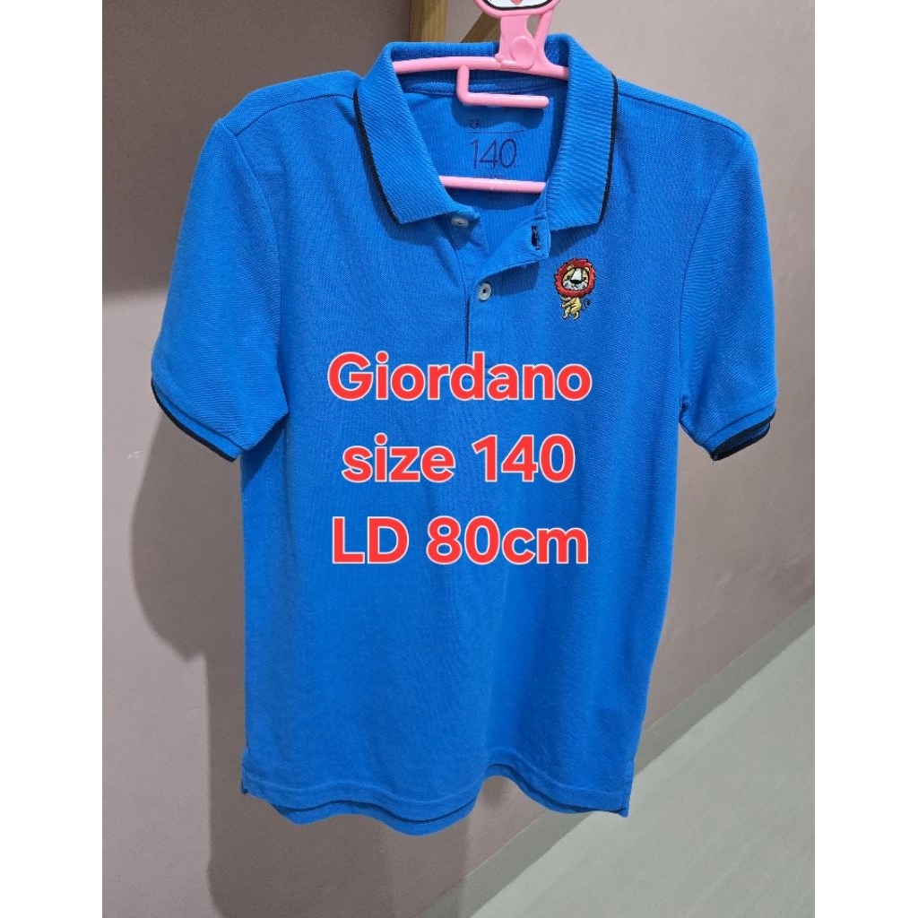 Preloved Kaos polo Giordano Kids